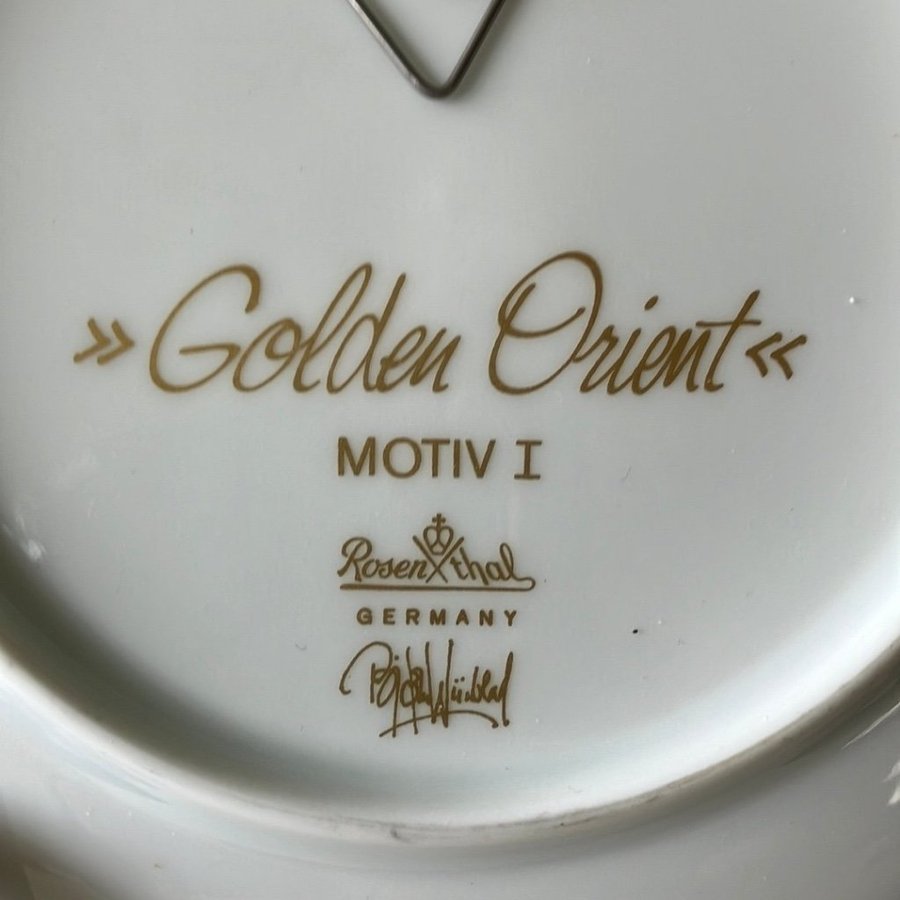 Rosenthal Golden Orient Motiv I Björn Wiinblad