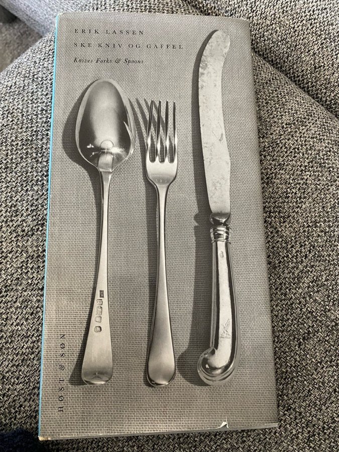 BOK om BESTICK BOG BESTIK, SKE KNIV GAFFEL, knivar, gafflar, knives,forks,spoons