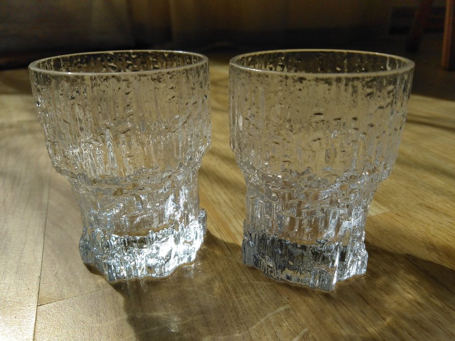 6 snapsglas "Aslak" TAPIO WIRKKALA Iittala