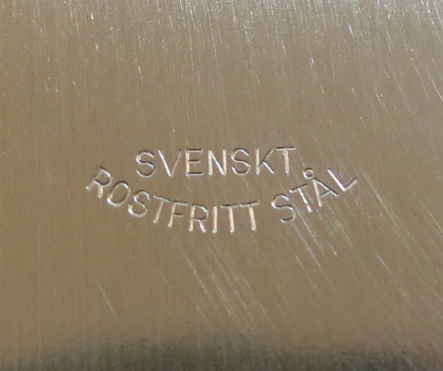 Serveringsfat Svenskt rostfritt stål