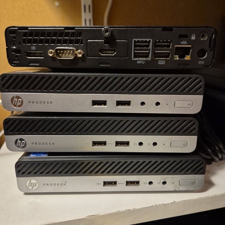 1x HP prodesk 400 G3 mini 12gb ram , G3930t , 240gb ssd , w10pro , HDMI (2)