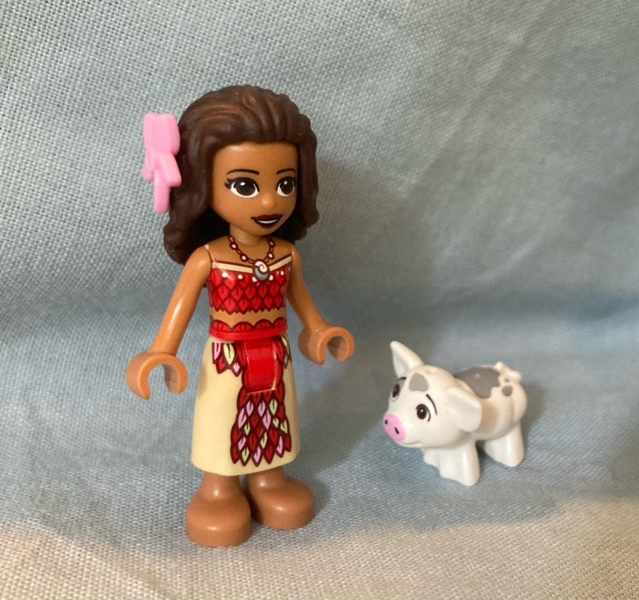 Lego Friends Disney Princess Prinsessa Moana Vaiana Gris Pua