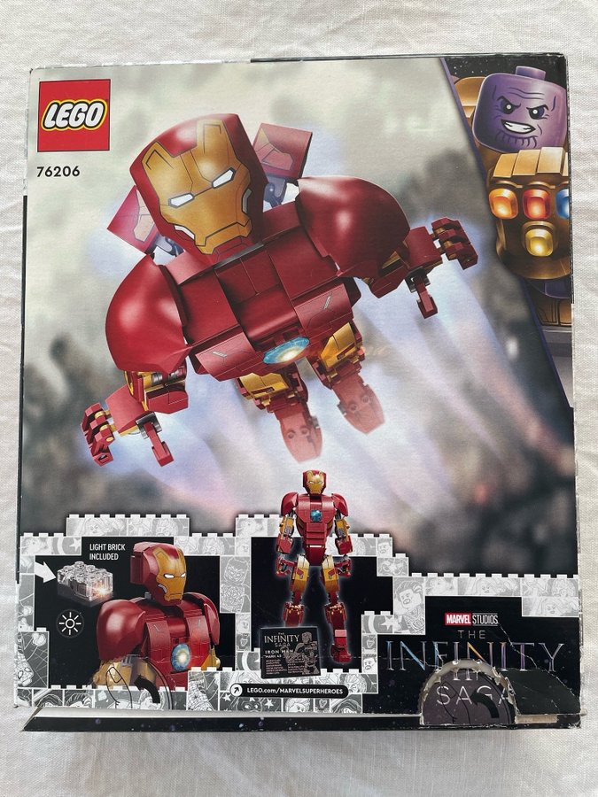 LEGO Marvel Infinity Saga Iron Man Figur 76206