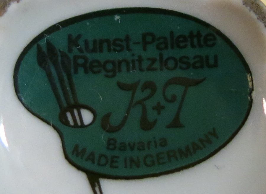 Kopp med fat Kunst Palette Regnitzlosau KT Bavaria