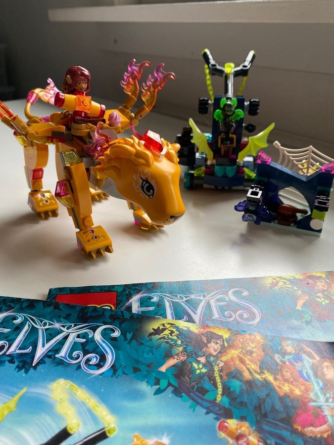 Lego Elves 41192 Azari  The Fire Lion Capture