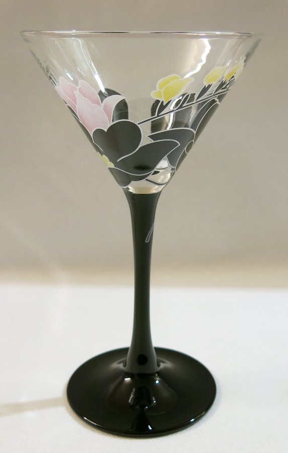 Vackert cocktailglas