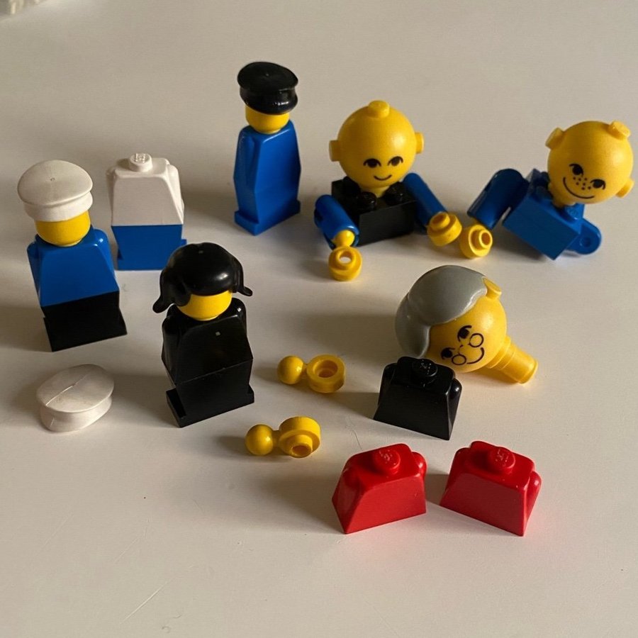 Retro LEGO figurer 1970 tal