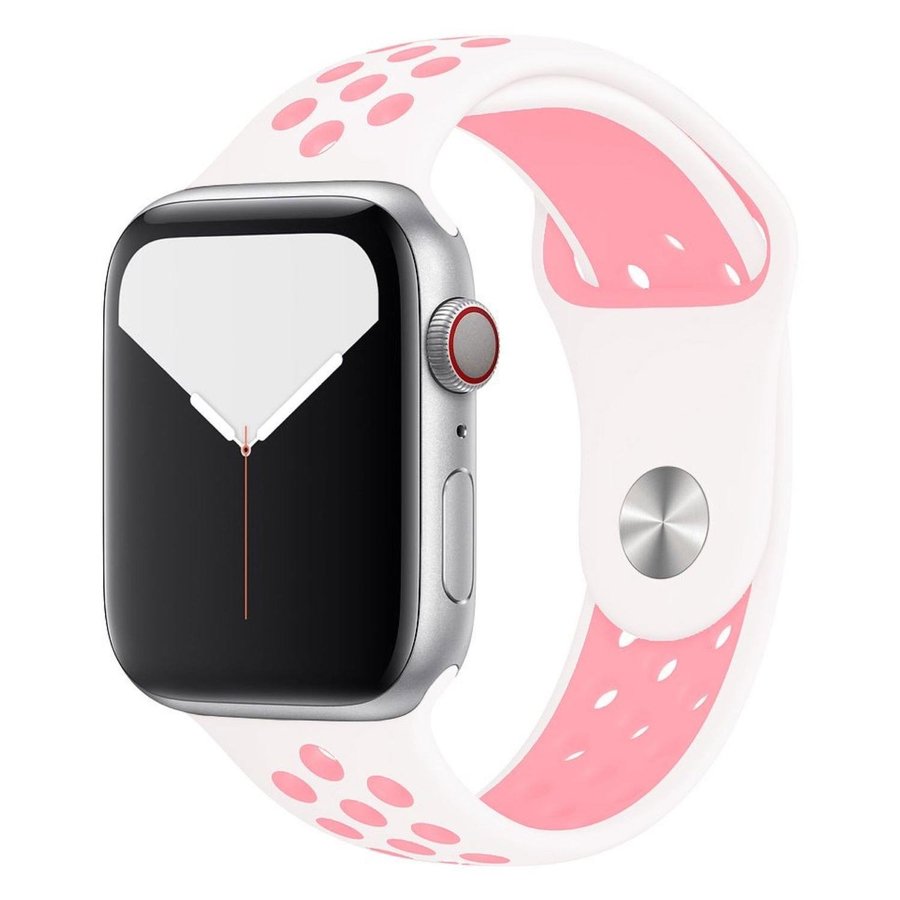 Sport Band 38/40/41/42mm (S/M) Apple Watch Armband - WHITE / PINK