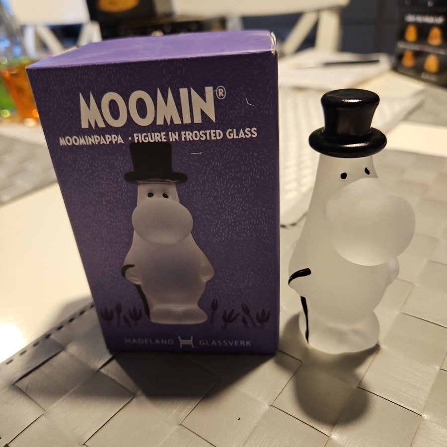 Moominpappa Figur i Frostglas