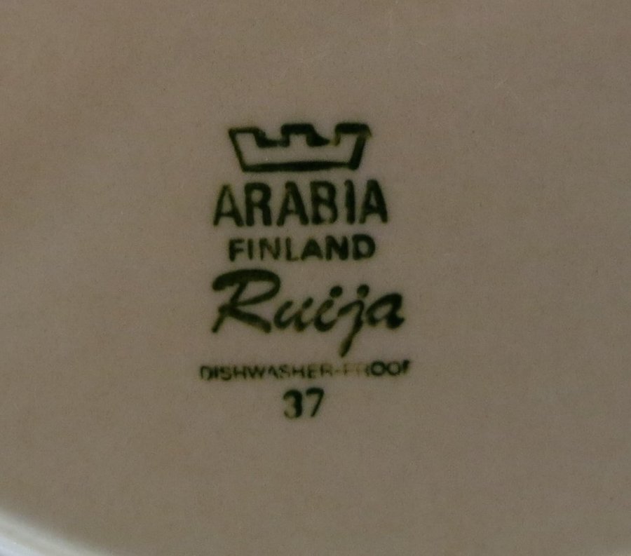 Mattallrik RUIJA Arabia Finland Raija Uosikkinen