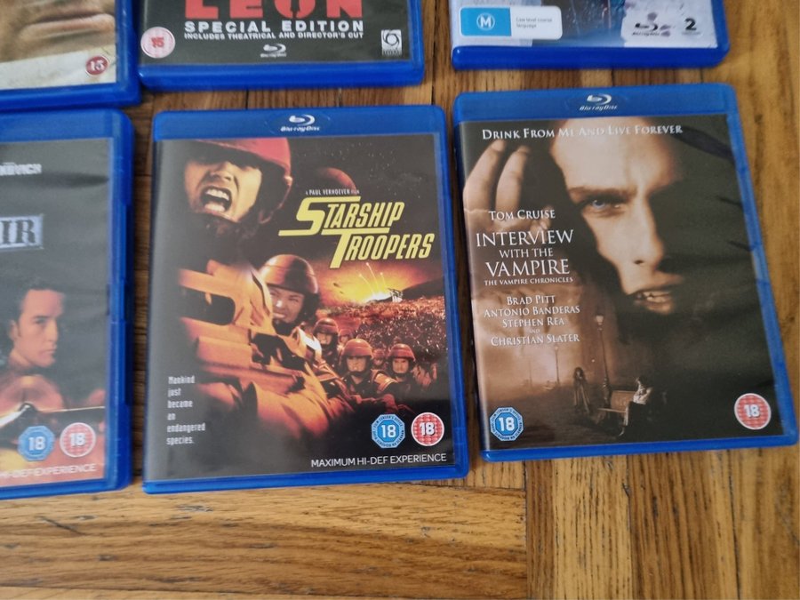 BLU RAY SPELARE, SONY, + 16 BLU RAY FILMER! KANONSKICK