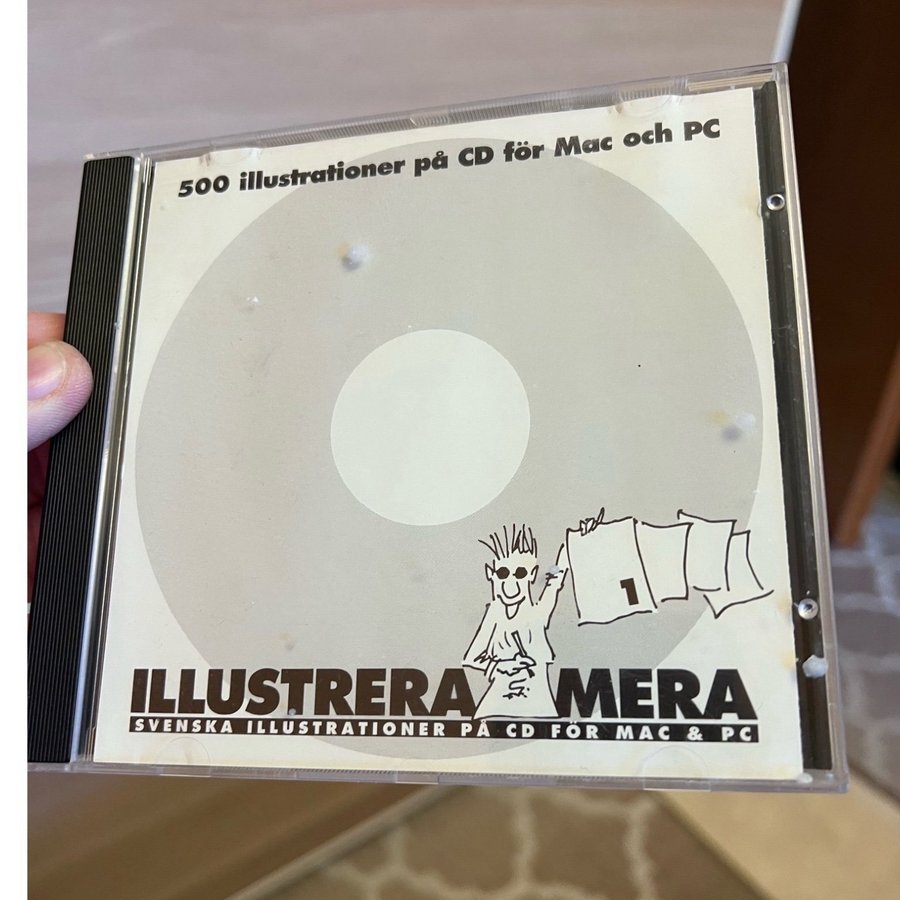 Illustrera Mera - Svenska illustrationer på CD för Mac  PC