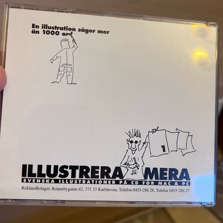 Illustrera Mera - Svenska illustrationer på CD för Mac  PC