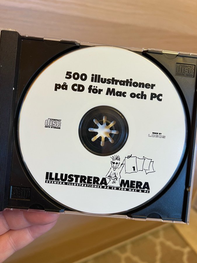 Illustrera Mera - Svenska illustrationer på CD för Mac  PC