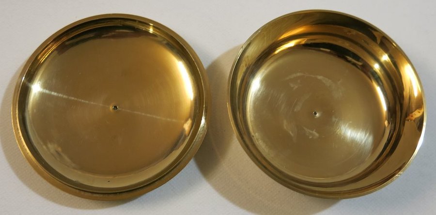 Guldfärgad mässing lockask Made in India