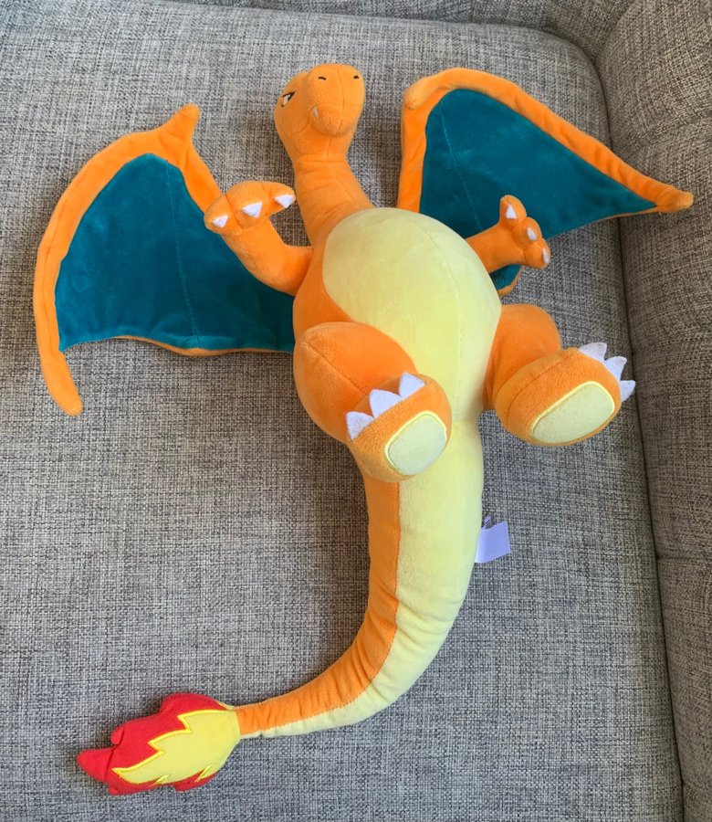 Pokémon Charizard gosedjur mjukisdjur drake