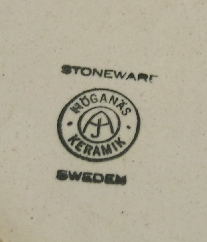 Karott med handtag Höganäs keramik Sweden