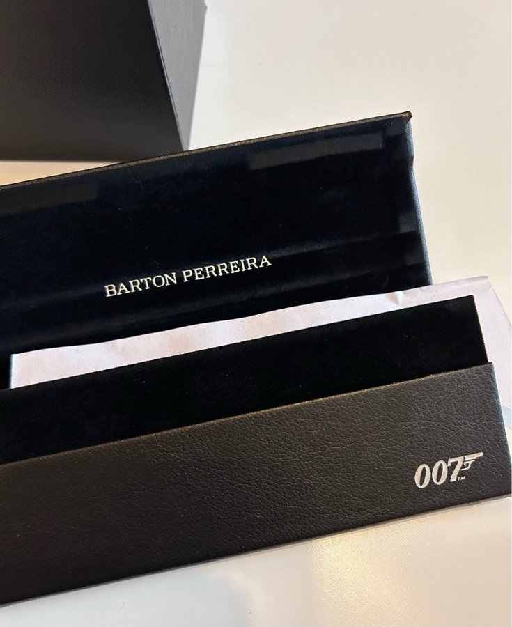 Barton Perreira 007 glasögonfodral, helt nytt!