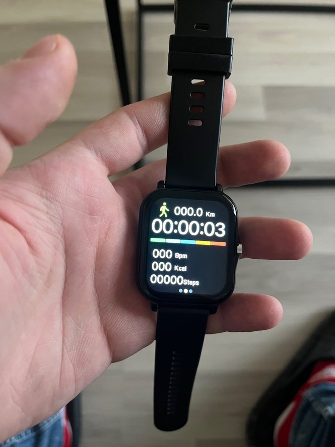 Smartwatch med Aktivitetsmätning