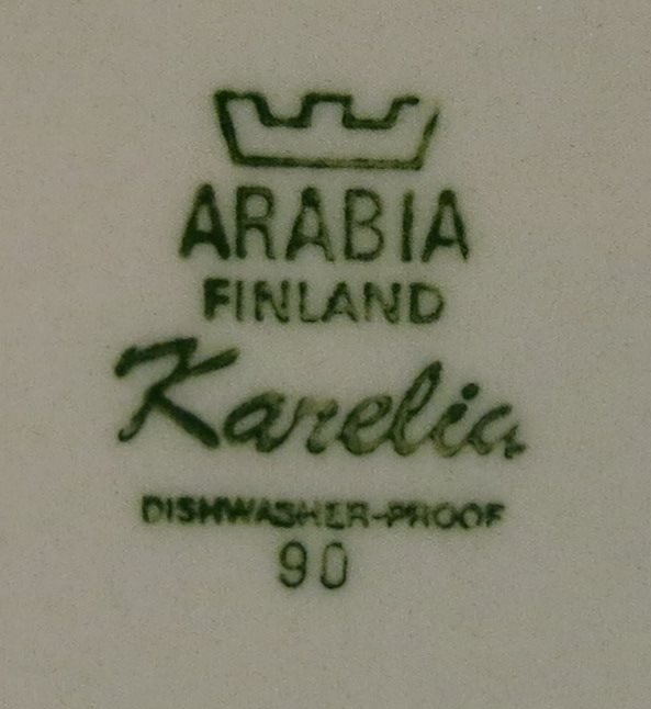 Assiett KARELIA Arabia Finland Anja Jaatinen-Winqvist