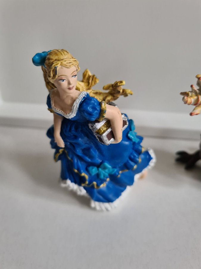 PAPO 1999 Drake och PAPO 2005 prinsessa figurer