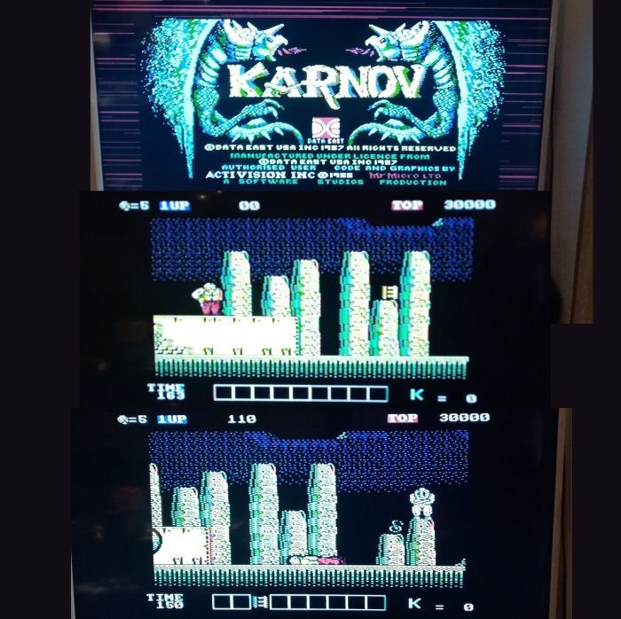 Karnov (Electric Dreams - Data East) ->TESTAD<- Commodore 64 / C64 Spel