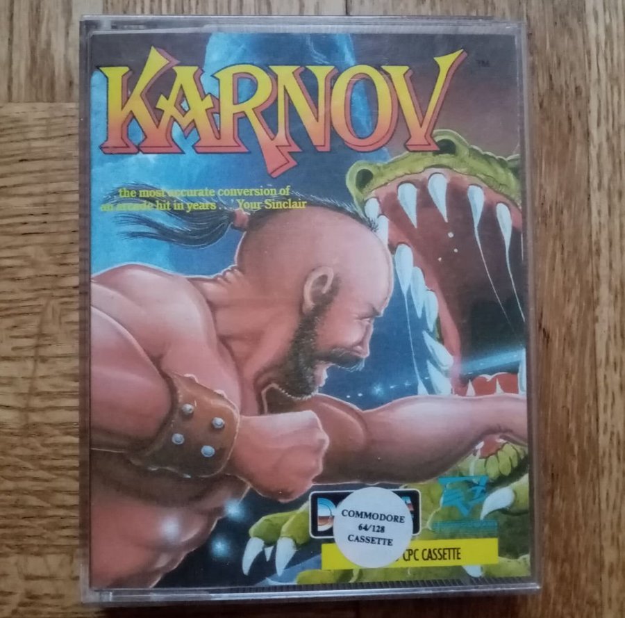 Karnov (Electric Dreams - Data East) ->TESTAD<- Commodore 64 / C64 Spel