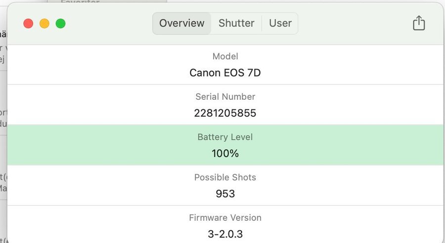 Canon EOS 7D med objektiv