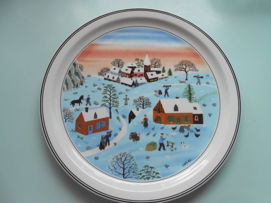 Samlartallrik Villeroy  Boch /Les Quatre Saisons /WINTER/Nr 4