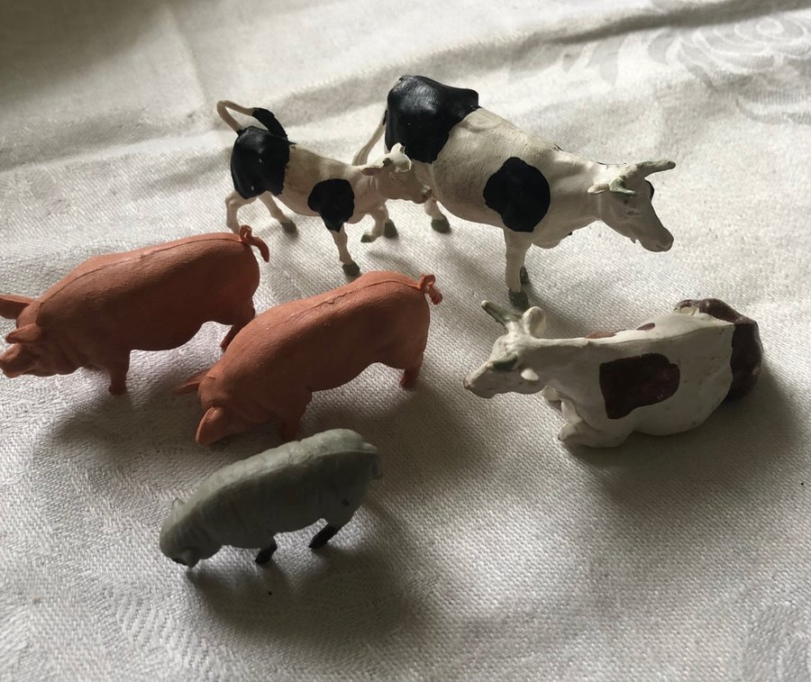 Vintage farm animals. 1960/70. Made in England .