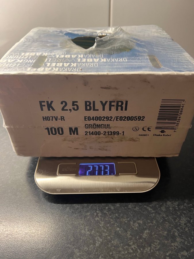 Draka Kabel FK 2,5 Blyfri