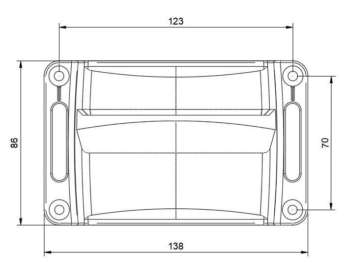 4 st Car-in Handtag Svarta garagehandtag