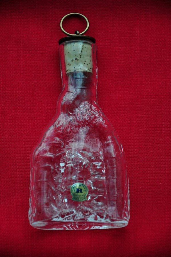 Vintage Reijmyre 1810 Crystal Parfymflaska/Spritflaska Art Deco Prynadsflaska.