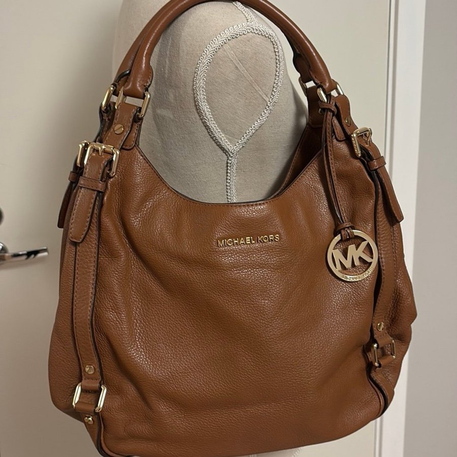 Michael Kors brun läderväska