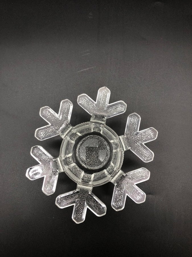 Iittala ljuslykta snöflinga Snowflake Valto Kokko