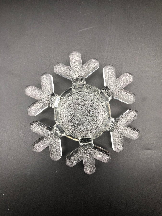 Iittala ljuslykta snöflinga Snowflake Valto Kokko