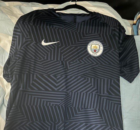 Manchester city Prematch t-shirt XL