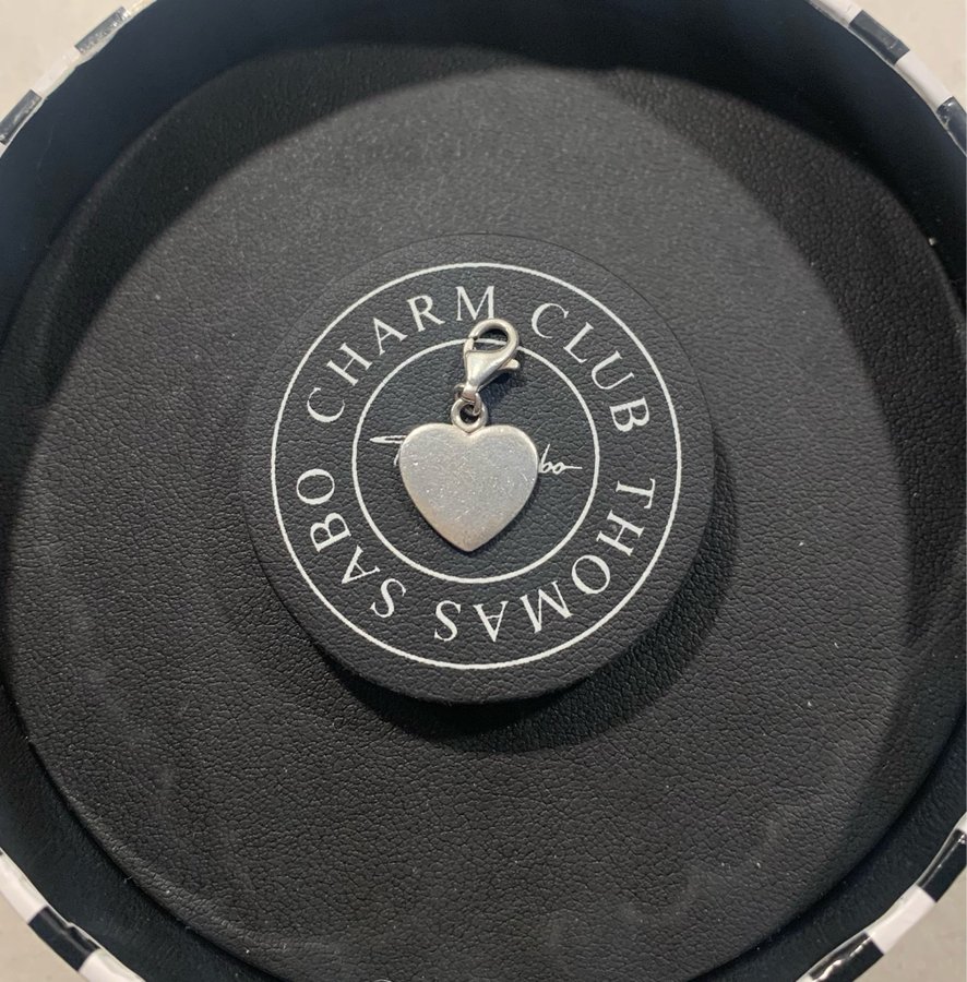 Thomas Sabo charm / berlock, stort kärlekshjärta / hjärta / loveheart.