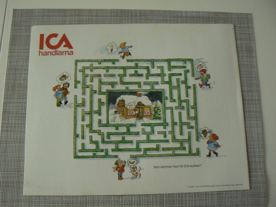 Julkalender ICA 1970-tal