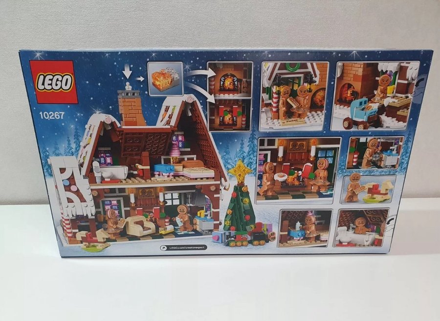 Nytt och Obruten LEGO Creator Expert Pepparkakshus