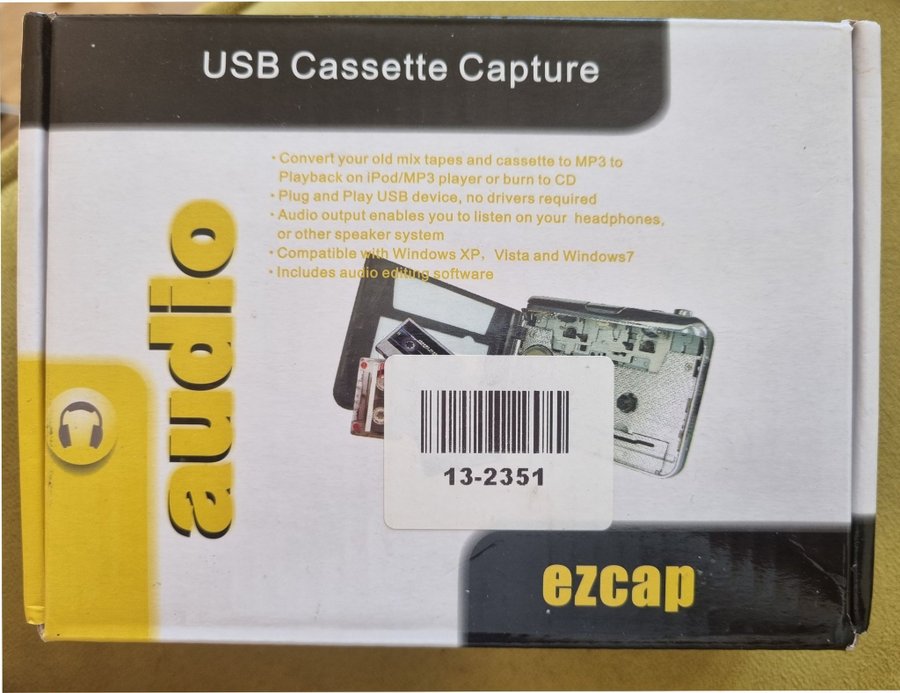 USB Cassette capture escape