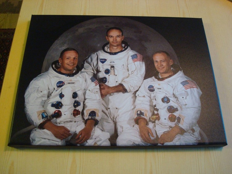 Apollo 11 Limited Edition 50th Anniversary 1969-2019 canvastavla nummer 1/100