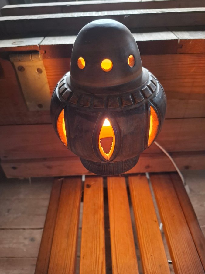 Retro Vägglampa Båtbackens Keramik Haverdalstrand