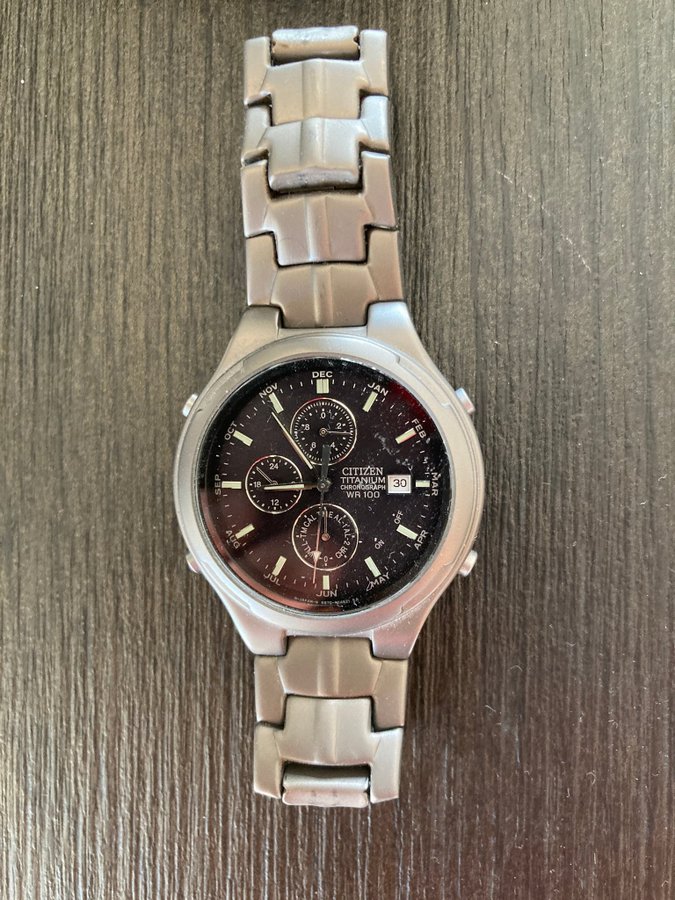 Citizen Titanium Chronograph WR 100