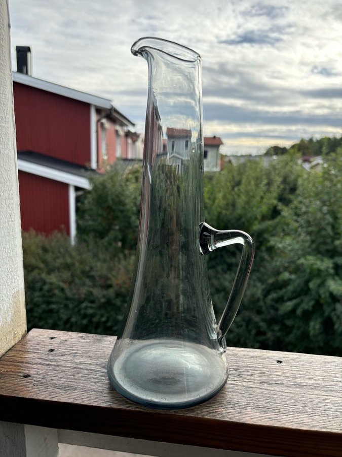 Kanna i glas - Rejmyre reijmyre glasbruk - Retro - Vas - Karaff