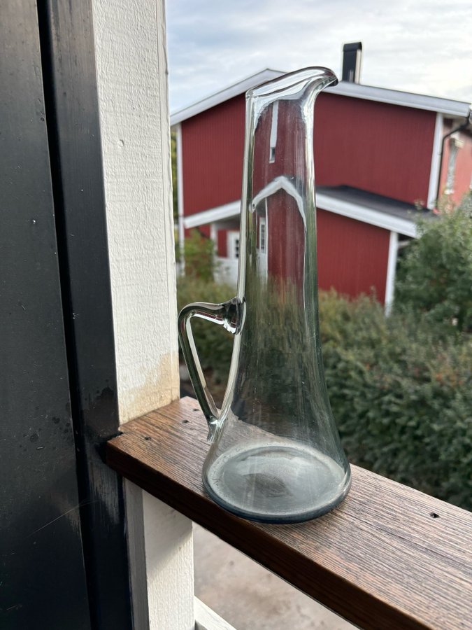 Kanna i glas - Rejmyre reijmyre glasbruk - Retro - Vas - Karaff