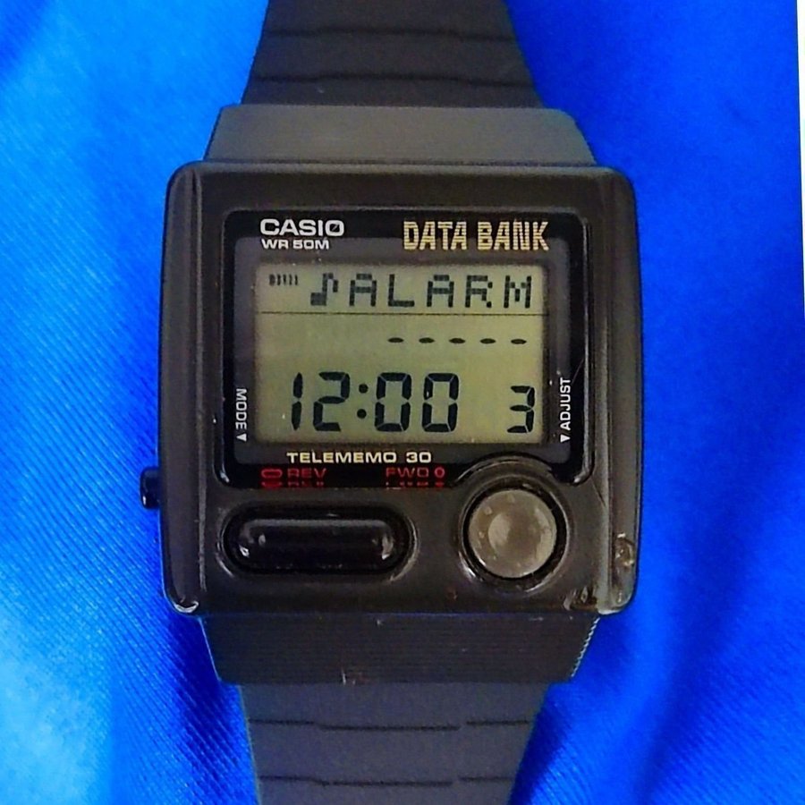 JDM Casio data bank 1985 rare telememo 30