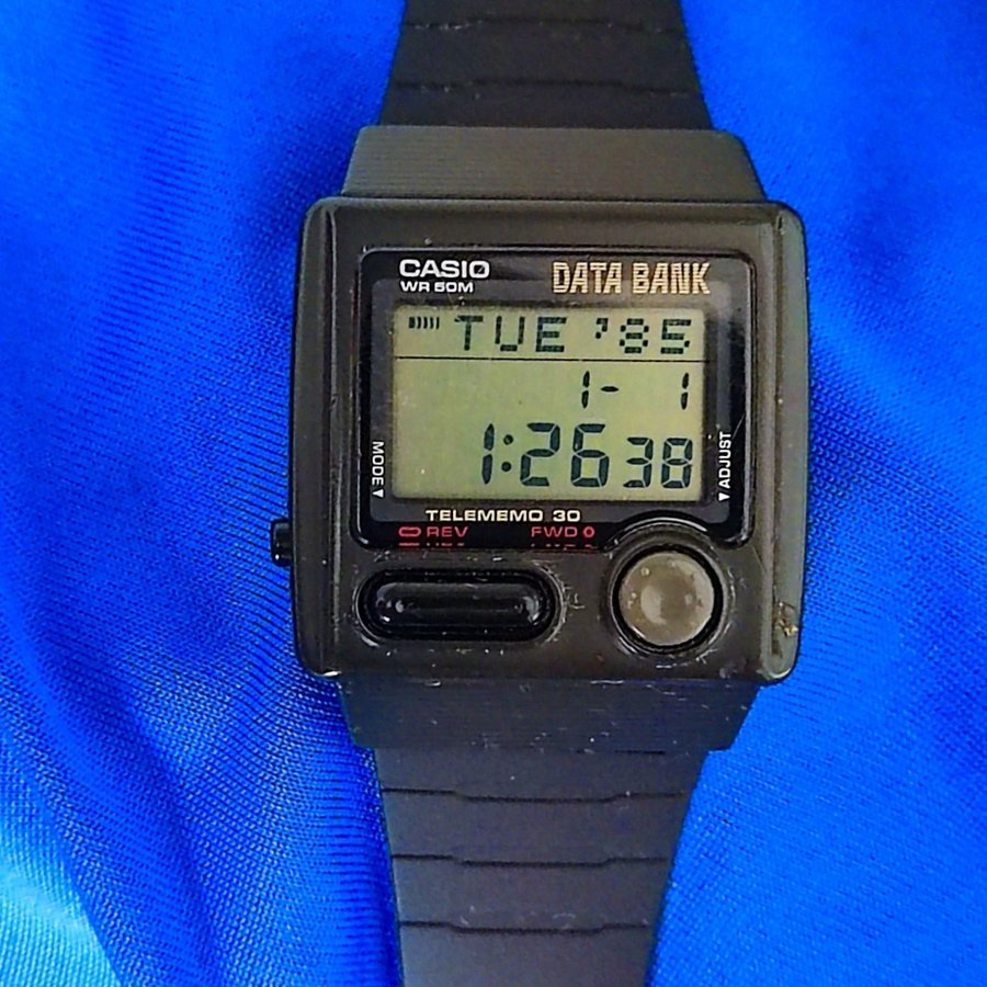 JDM Casio data bank 1985 rare telememo 30