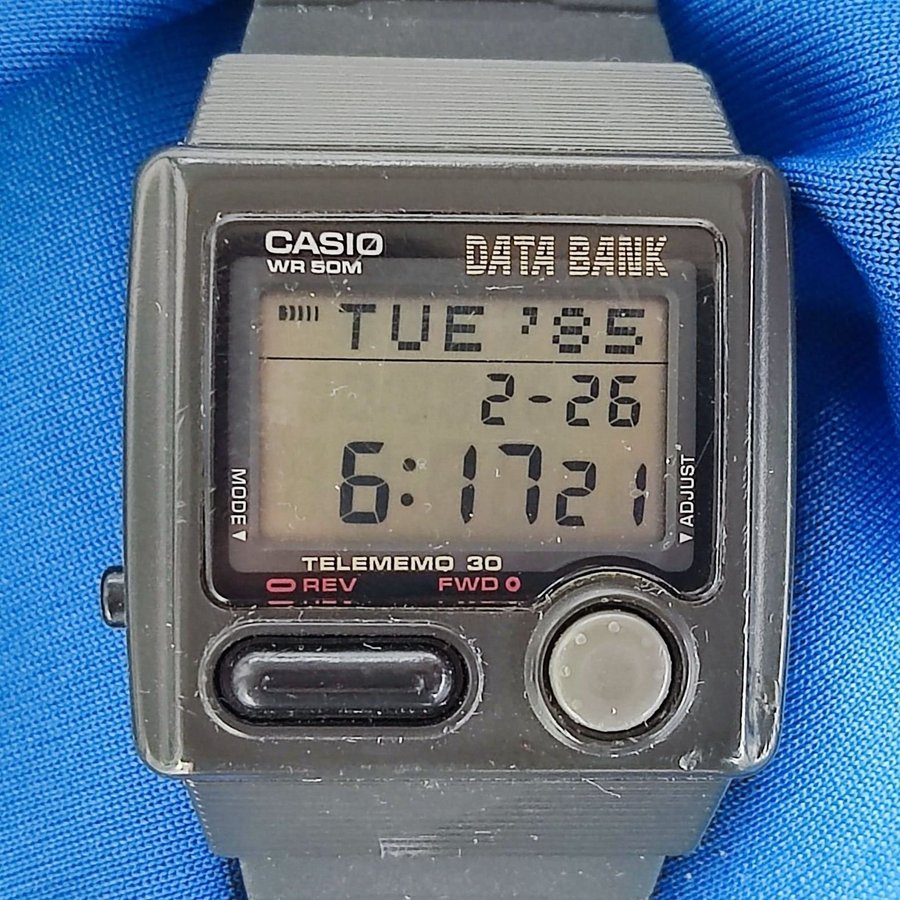 JDM Casio data bank 1985 rare telememo 30