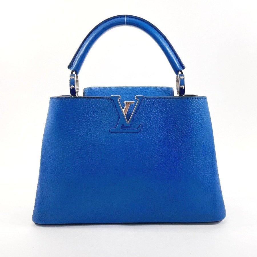 LOUIS VUITTON Handbag M51984 Parnassus Capucines BB Taurillon Blue